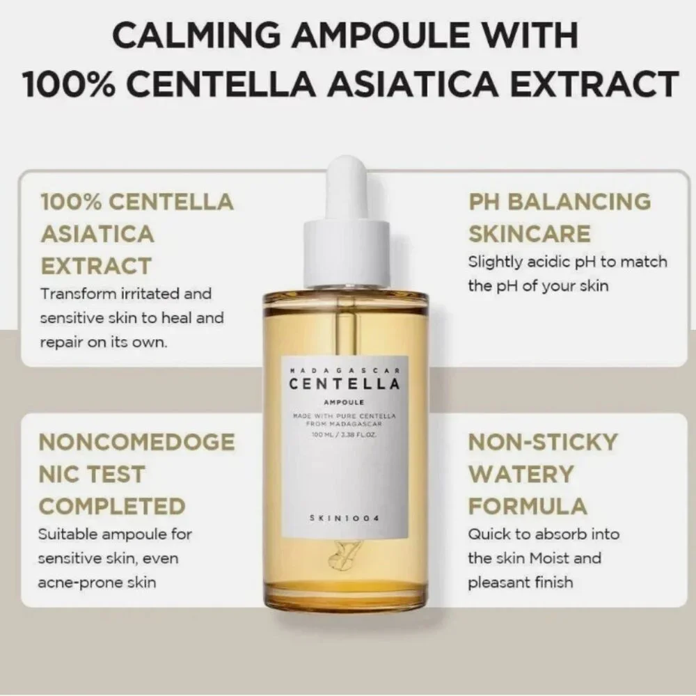 NEW SKIN1004 Madagascar Centella Ampoule 3.38 oz (100ml) K-Beauty Skincare